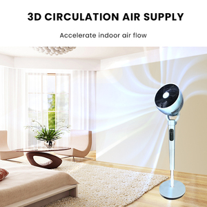 Ventilador de circulación de aire vertical con control remoto de refrigeración doméstica para parejas que duermen - Product Image 3