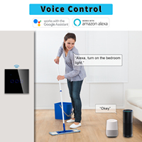 Bingoelec Smart Life Zigbee WIFI Panneau Intelligent Avec 1/2/3 Gang Touch Smart Voice APP Control WIFI Switch