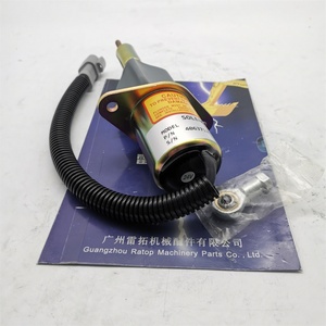 Válvula solenoide de corte de combustible 6743-81-9140 6743-81-9141 4063712 24V Conjunto de válvula solenoide de parada para PC300-7 PC360-7 WA380 - Product Image 5