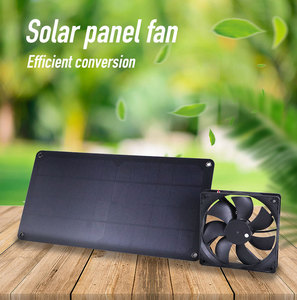 Nuevo ventilador alimentado por panel solar de 10W y 20W, ventilador de escape de pared de 12V CC, ventilador de aire Usb, ventilador de ventilación impermeable - Product Image 6