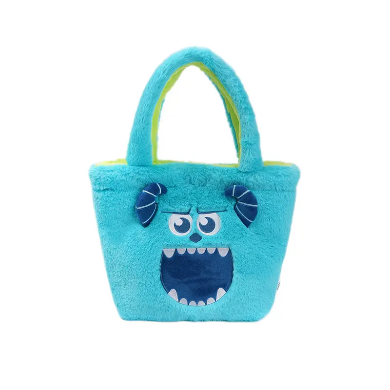 Official Disney Pixar Product Super Soft Polyester Microfiber Disney Pixar Monsters Inc James Sullivan Plush Reversal Bag Buddy