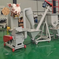 Broyeur à marteaux électrique pour porc alimentation poulet machine à granulés alimentation animale broyeur avec alimentation diesel moulin machine à vendre