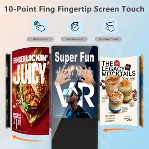 Écran publicitaire LCD de haute qualité avec fonction SDK, 32, <span class=keywords><strong>43</strong></span>, 50, 55, 65 pouces, pour intérieur, avec support au sol, indice de protection IP65 - Product Image 6