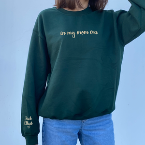 In mia mamma Era felpa ricamata personalizzata e felpa con cappuccio tessuto 3D modello regalo perfetto per la nuova mamma inverno e autunno - Product Image 6
