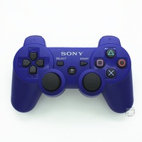 Manette de jeu sans fil à six axes et double vibration compatible avec Android, PC, PS3