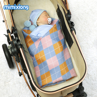 Vente en gros d'usine Mimixiong Oeko Tex, couvertures tricotées pour bébés nouveau-nés, couvertures confortables pour emmailloter