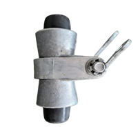 Pince de suspension préformée pour lignes de transmission aériennes