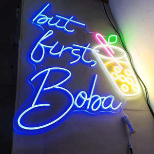 Op maat gemaakte Cafe LED Neon logo bord Mr & Mrs Bruiloft Decoratie LED Neon Verlichting Staande Neonbord - Product Image 5