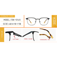 Montures de lunettes modernes pour enfants en TR90 léger, flexibles, incassables, colorées, en métal, anti-allergie, pour garçons