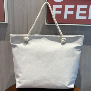 Thiết Kế Mới Nhất Bán Chạy Nhất Công Suất Lớn Có Thể Giặt Và Bền In Kỹ Thuật Số Bông Vải Túi Tote Túi Tùy Chỉnh Mô Hình - Product Image 5