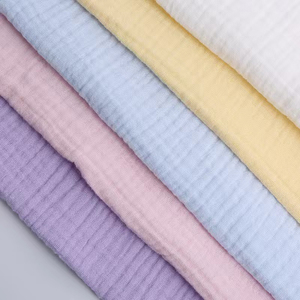 Muselina <span class=keywords><strong>de</strong></span> Algodón Natural Transpirable, Fresca y Segura para Camisas Casuales, Tops <span class=keywords><strong>de</strong></span> Verano y Fabricación <span class=keywords><strong>de</strong></span> Prendas Ligeras con Teñido Personalizado - Product Image 4