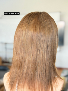 วิกผม2025บ็อบวิกผมต่อแบบสลาฟวิกผมต่อแบบมีลูกไม้เต็มศีรษะสีน้ำตาลเข้มวิกผมปมเล็กสำหรับผู้หญิงผมร่วง - Product Image 4