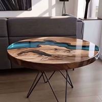 Résine époxy H-019 pour table de rivière, haute transparence, faible viscosité, résistante à la chaleur et aux UV, isolation électrique, bricolage et travail du bois