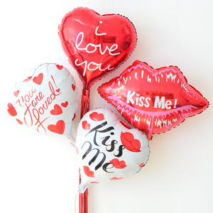 Tùy Chỉnh Đầy Màu Sắc Ngày Valentine Inflatable Helium Đảng Trang Trí Bán Buôn Tim Foil Balloons - Product Image 6