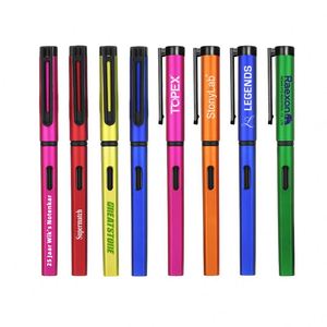 Bolígrafo de Gel de 0.5mm con Grabado de Logotipo para Empresas, Oficinas, Exposiciones y Promociones, en Rosa y Azul - Product Image 1