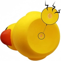 Mini-canard en caoutchouc personnalisé avec logo sur mesure, jouet de bain flottant sonore, canard sûr pour le jeu aquatique, idéal comme cadeau promotionnel ou souvenir
