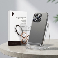 Protection d'objectif photo achromatique AR AF en verre trempé, couleurs fidèles, 95 % de transmission, ultra-mince pour iPhone 17 16 15 Pro Max Plus