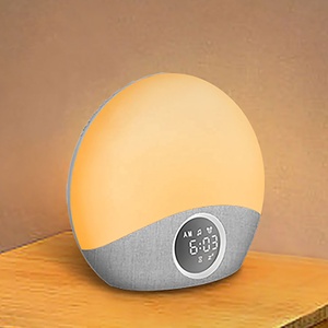 Machine d'isolation phonique HiFiD 30 sons apaisants 8 couleurs claires réveil lever du soleil son de bruit blanc - Product Image 1