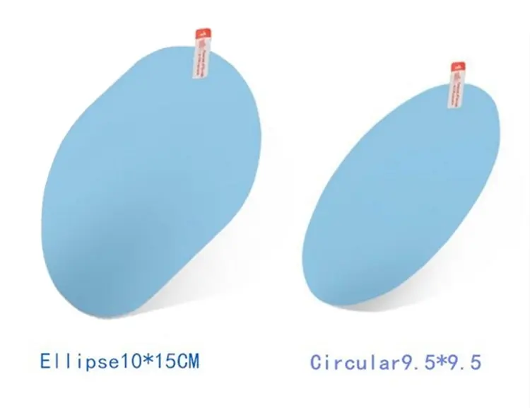 Custom made anti auto nebbia pioggia nebbia nebbia specchietto retrovisore specchio membrana impermeabile pellicola