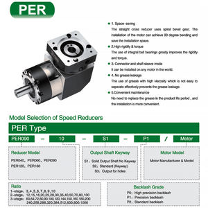 Reductor de velocidad de engranaje planetario helicoidal de alta precisión 3F FAMED PER Series para caja de cambios de Motor de servomotor - Product Image 3