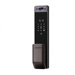 Cerradura de Seguridad Inteligente SHARP S5-FV con Huella Dactilar, <span class=keywords><strong>Contraseña</strong></span> y Desbloqueo Remoto, Compatible con Tuya, Multi-Idioma - Product Image 1