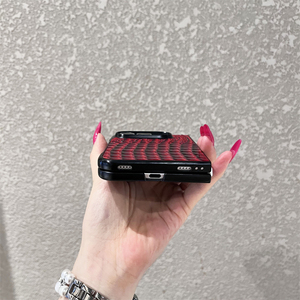 Étui de téléphone en cuir de crocodile brillant INS pour iPhone Duo, texture coréenne, anti-chute, antichoc, coque arrière pour fille pour iPhone Duo - Product Image 6