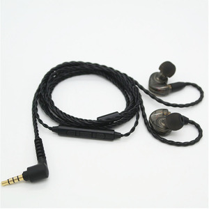 Auriculares intrauditivos Mmcx con cable desmontable para audio de alta fidelidad, color negro, respuesta de frecuencia de 20 a 2000 Hz - Product Image 4