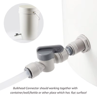 Raccord rapide de traversée 3/8" OD pour systèmes d'eau domestiques, vente en gros de raccords de traversée pour tubes d'eau
