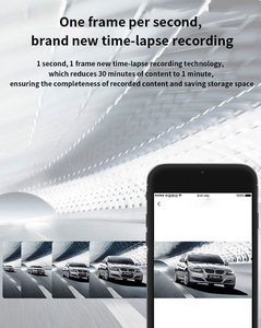フルHD 1080P WiFi 140度広角レンズ ナイトビジョン 駐車監視ビデオレコーダー アプリ制御 ブラック オリジナル ドライブレコーダー - Product Image 6