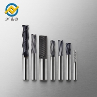 Outils de découpe CNC de marque N&D personnalisés, fraise à queue en carbure de tungstène à 35 degrés hélicoïdaux, fraisage conventionnel, fraise à queue non standard
