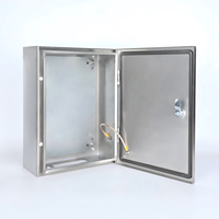 Boîtiers d'instruments électroniques de distribution électrique muraux en acier inoxydable avec revêtement en poudre, indice de protection IP66, pour extérieur/intérieur
