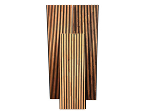 Paneles acústicos acanalados 3D para decoración de interiores, paneles de techo de pared grande, diseño de listón de madera, poliuretano para hogares, oficinas, estudios - Product Image 2