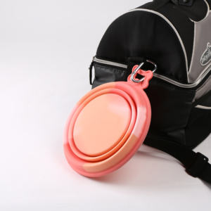 Vendita calda più economica all'ingrosso Pet acqua pieghevole in Silicone cane e gatto forma rotonda lentamente pieghevole ciotola - Product Image 3