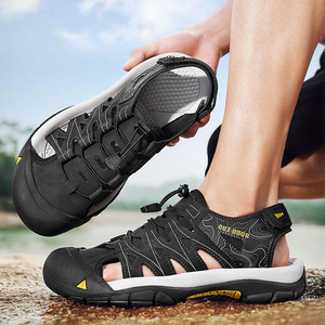 <span class=keywords><strong>Sandalias</strong></span> <span class=keywords><strong>de</strong></span> Trekking Acuático con Diseño Versátil para Todo Tipo <span class=keywords><strong>de</strong></span> Terreno, Estilo Retro <span class=keywords><strong>de</strong></span> <span class=keywords><strong>Montaña</strong></span>, Suela Antideslizante y Resistente al Desgaste con Ranuras Profundas - Product Image 4