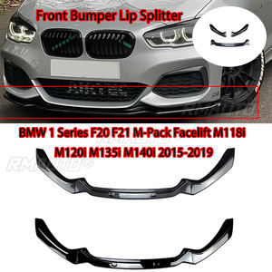 Kit carrosserie complet : Lame de pare-chocs avant, séparateur, diffuseur et spoiler pour BMW Série 1 F20 F21 2015~2019 LCI 116i 118i 120i M135 M140i M-Pack - Product Image 1