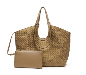 2026 New Style Suede Woven Fashion Tote Bag Crossbody Luxury Hobo Bag Portable Casual <b>Large</b> <b>Handbag</b> with Custom Logo - Product Image 6