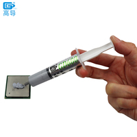 2 buah berat bersih 15 gram abu-abu GD600 3.2w/m-k termal konduktif pasta minyak plester peredam panas senyawa untuk CPU LED GPU