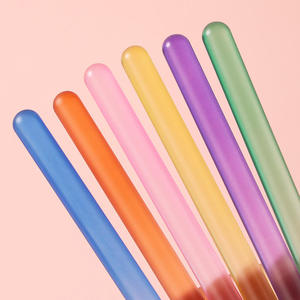 Custom Crimped Ferrule Nail Art Brush Durable Nylon Oval Pointed Tip Ombre Liner Poke Gel Painting Wholesale Kit for Salon - Product Image 5