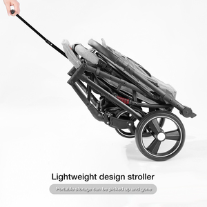 Phía Trước Xử Lý Có Thể Tháo Rời 3 Nếp Gấp Một Tay Nhanh Chóng Gấp Xe Đẩy Cho Trẻ Sơ Sinh Pram Trẻ Sơ Sinh Toddler Xe Đẩy Với Lưu Trữ Lớn Giỏ - Product Image 6