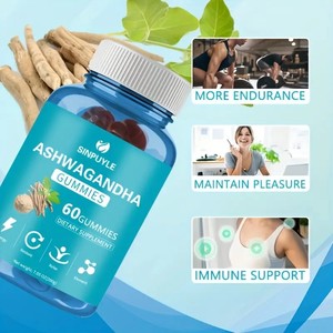 Gomitas de Ashwagandha Veganas, Naturales y de Materia Prima Pura, para Hombres y Mujeres, Alivio del Estrés, Productos de Almacén en EE. UU. - Product Image 4