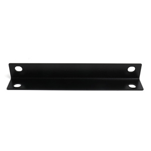 Stainless Steel L-Shaped <b>Bracket</b> <b>Black</b> 4 Holes Furniture Support Corner Connector Hardware Accessory - Product Image 4