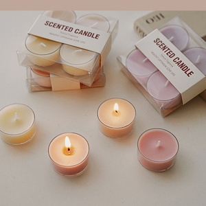 Luxury <b>Tea</b> <b>Light</b> Aromatic Candles Custom Soy Wax Smokeless Candle Gift Box Set Home Wedding Decor Food Coffee Scented Candles - Product Image 4