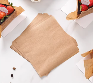 Papier alimentaire en pulpe enduit de silicone pour gâteau <span class=keywords><strong>basque</strong></span>, personnalisé, de qualité alimentaire, pour la cuisson et la cuisine. - Product Image 3