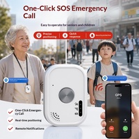 Pelacak Anti-Hilang GPS BeiDou 4G Alarm SOS Panggilan Suara Dua Arah Pelacakan Real-Time Tahan Air untuk Lansia dan Anak-Anak