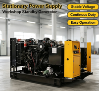 Groupe électrogène diesel à châssis ouvert de 50 kW à 80 kW, économique, pour l'alimentation électrique stationnaire des ateliers et chantiers