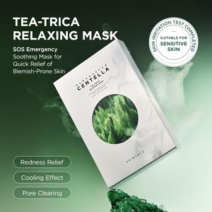   Masque relaxant au thé et à la Centella de <span class=keywords><strong>Madagascar</strong></span>, masque pour le visage, soin de la peau pour les peaux grasses et sujettes aux imperfections, soin de la peau coréen en stock - Product Image 2