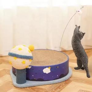 Dapat disesuaikan kokoh kayu kucing Pohon Terbaik memanjat bergerak kucing furnitur dengan bahan Sisal dikemas dalam karton - Product Image 3