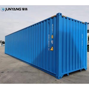 Conteneurs maritimes secs High Cube 40HC, certification CSC, capacité de 76,4 m³, construction en acier Corten, JUNYANG Logistics - Product Image 1