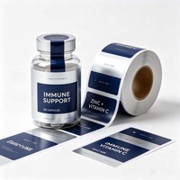 Étiquettes autocollantes résistantes à l'huile et à l'eau, petites étiquettes de haute qualité en vinyle imprimé pour flacons de peptides 10ML 20ML 30ML