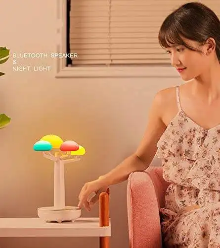 Цветное освещение с регулируемой яркостью лампа с дистанционным управлением защита глаз Ночник декор 3D ядерный взрыв гриб облако ночник